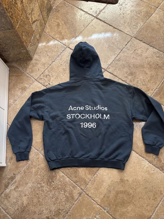 acne studios bluza granatowa