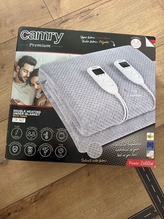 Електроковдра з підігрівом Camry CR 7417