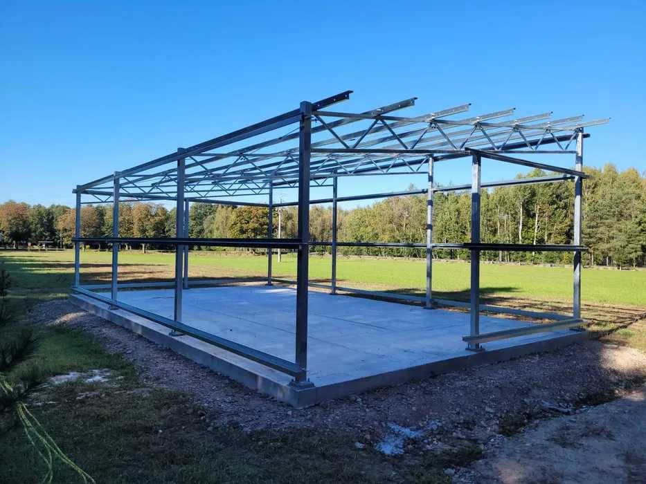 Konstrukcja stalowa 7×12 m ocynk z projektem, dostępna od ręki