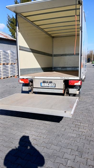 Wynajem bus kontener  9EP + Winda plandeka Mercedes Sprinter