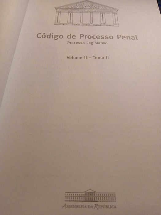 Código de Processo Penal - Processo Legislativo