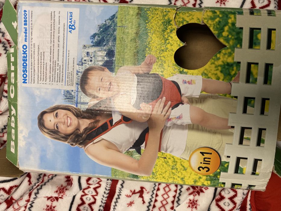 Czerwone Nosidło 3w1