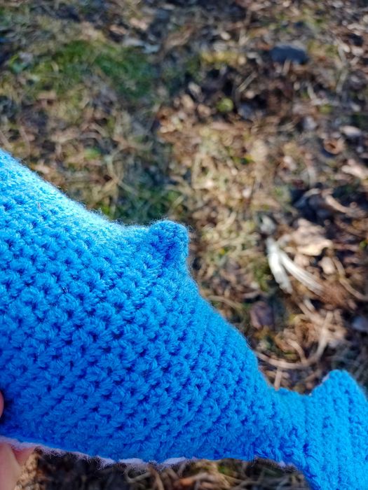 Handmade в'язана іграшка горбатий кит