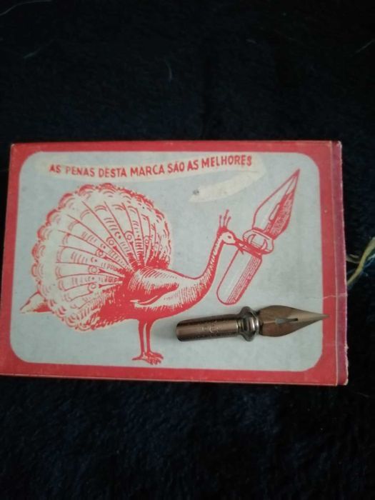 Caixa com 1 grosa de aparos da Indústria Nacional, pena nº 1957