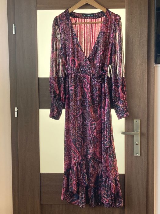 Sukienka Midi wzór Paisley rozm. S