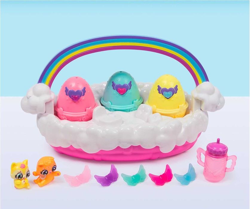 Набір Хетчімалс Аліве Hatchimals Alive Neon Rainbow Spring Basket