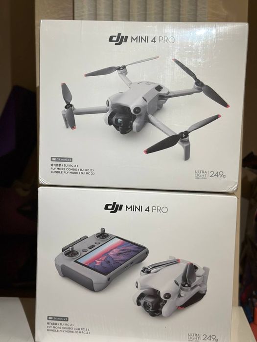 Квадрокоптер DJI Mini 4 Pro Fly More Combo DJI RC 2