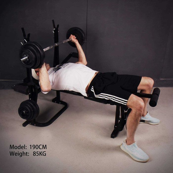 (NOVO) Bancos de pesos dobrável, musculação - treino