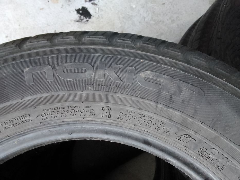Cena za 4 Opony letnie 225/65r16C NOKIAN 2022r 6.5mm