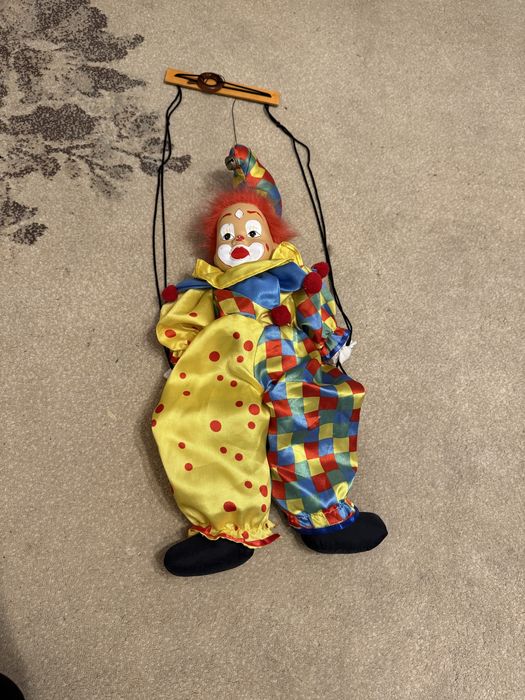 Clown klaun porcelana duzy
