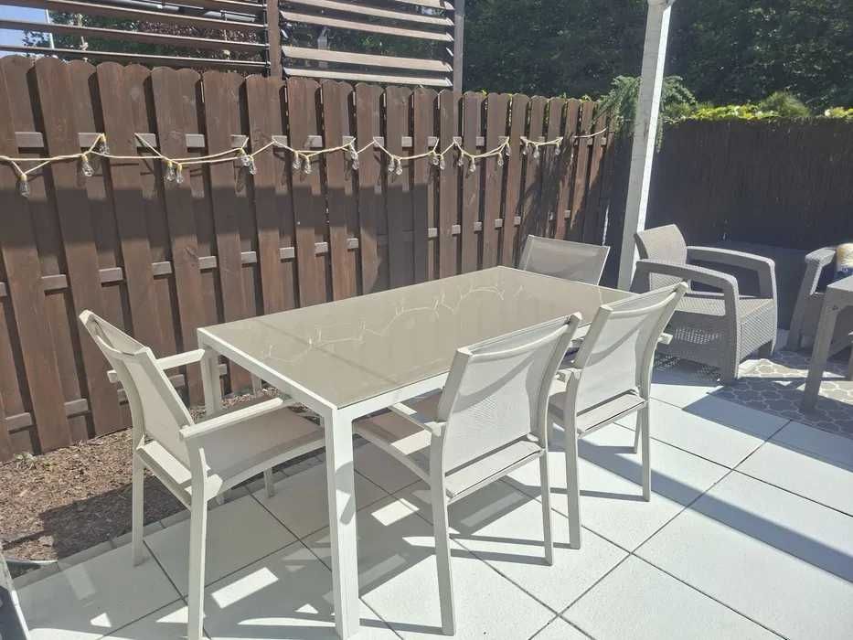 STÓŁ ogrodowy aluminium