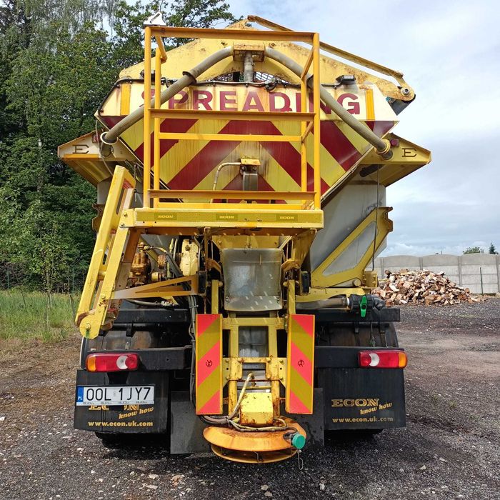 DAF LF55.220 solarka i pług2012r. specjalny tylko73 tys. km. Wyprzedaż sprzętu