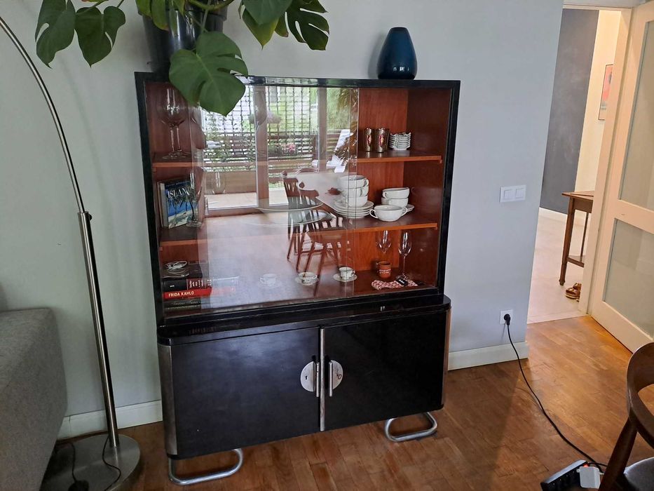 Biblioteczka/serwantka art deco lata 30te