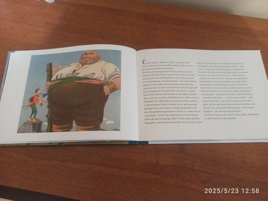 Книга на немецком языке Храбрый портняжка