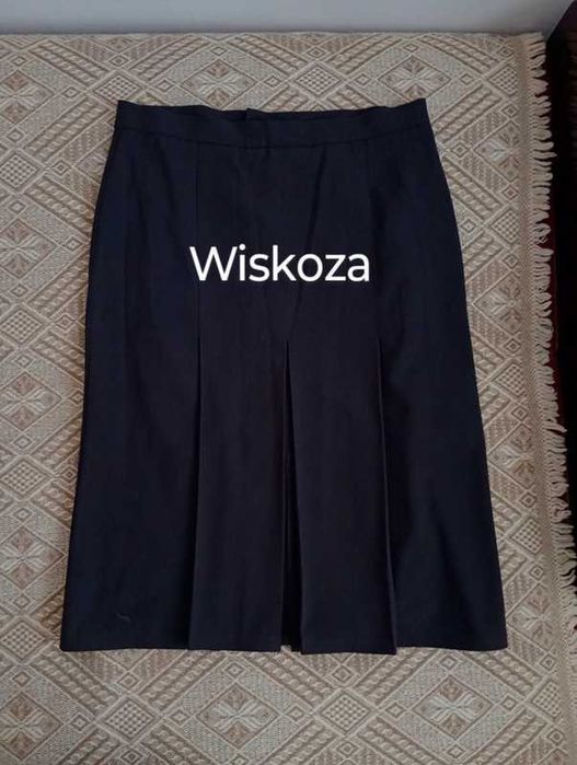 Elegancka plisowana spódnica vintage