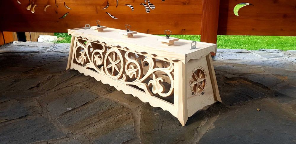 Lampa góralska, Abażur 90 - Styl Zakopiański
