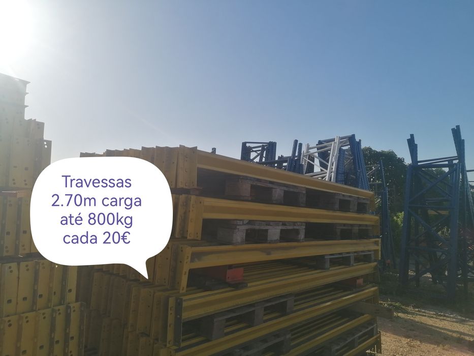 Parteleiras industriais, racks, muito novas