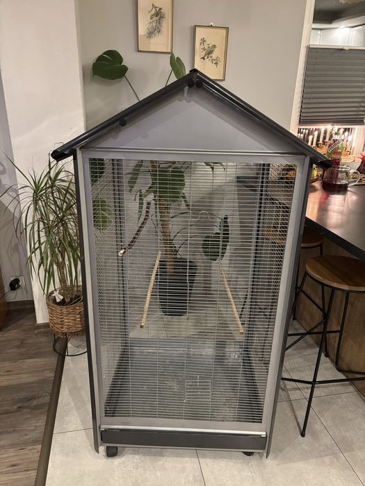 Woliera klatka na kółkach dla ptaków