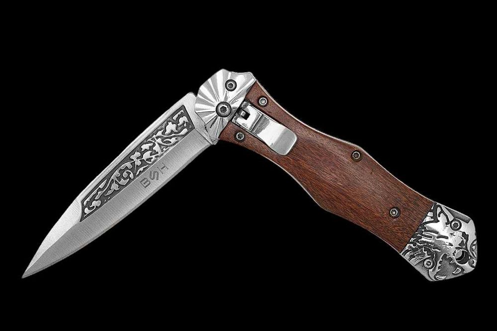 Nóż SCYZORYK Sprężynowy AUTOMAT PREDATOR zamek mikov Lever-Lock NS55