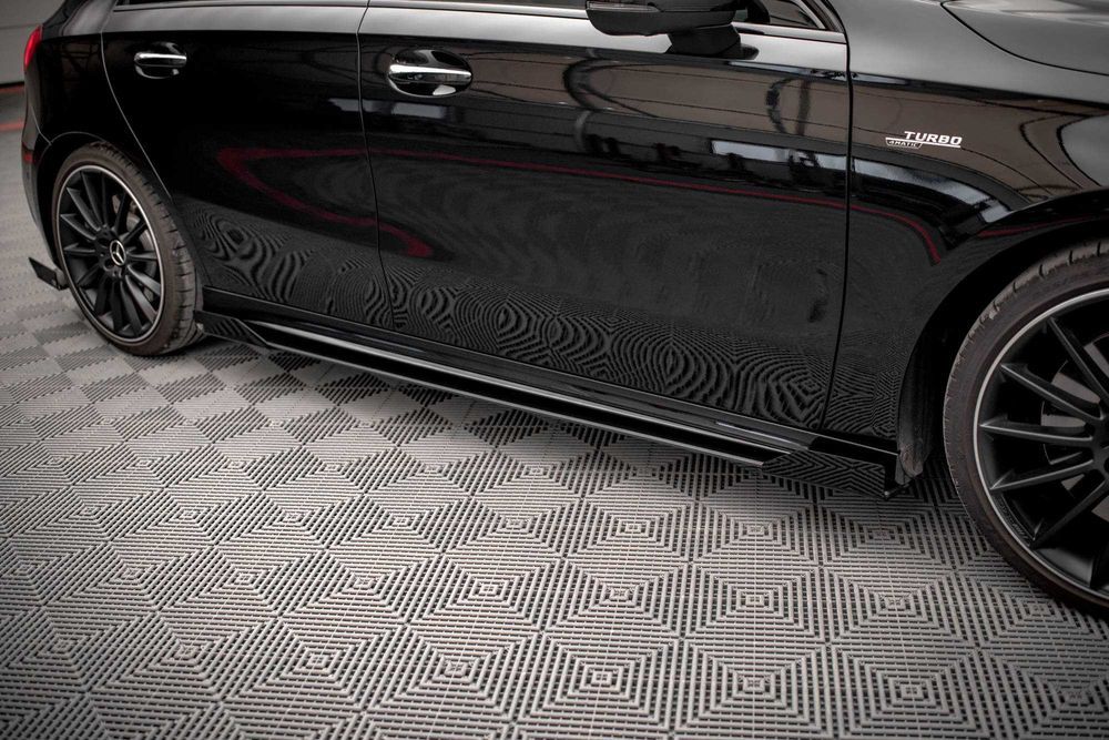 Laminas + Spliters laterais Maxton Design | Mercedes A35 AMG