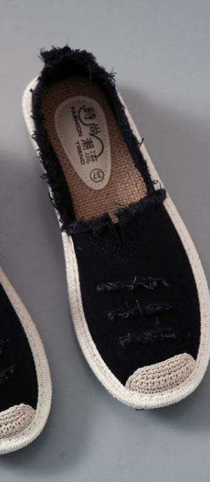 Espadryle damskie chanelki