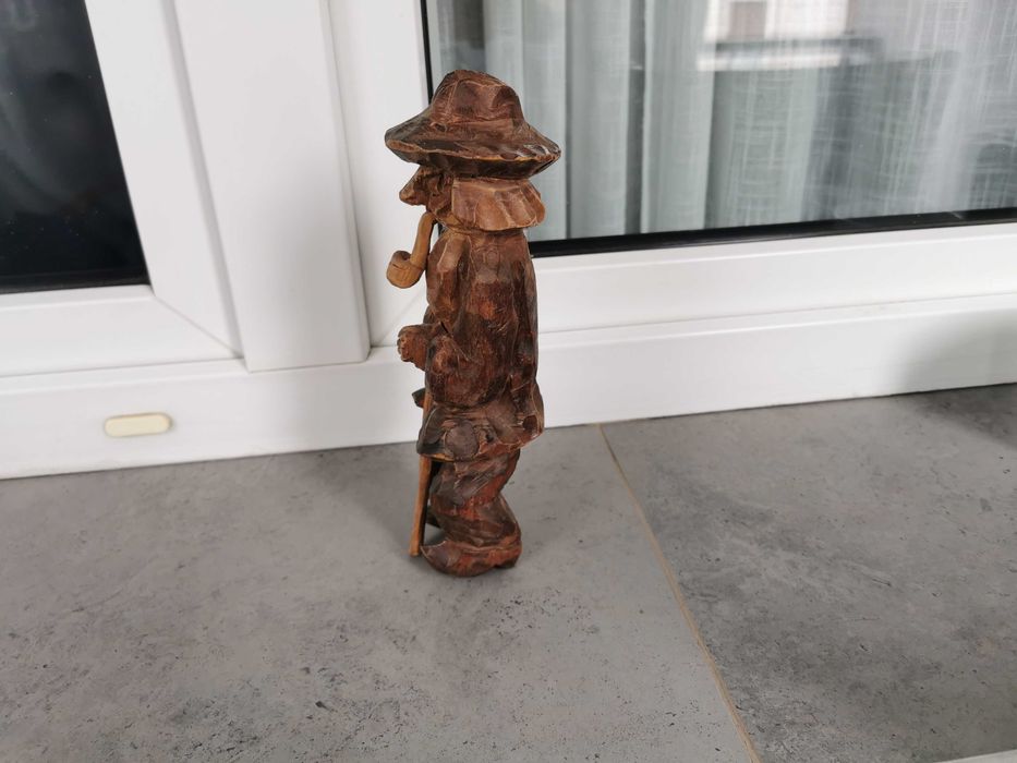 Antyk figurka drewno ludowa