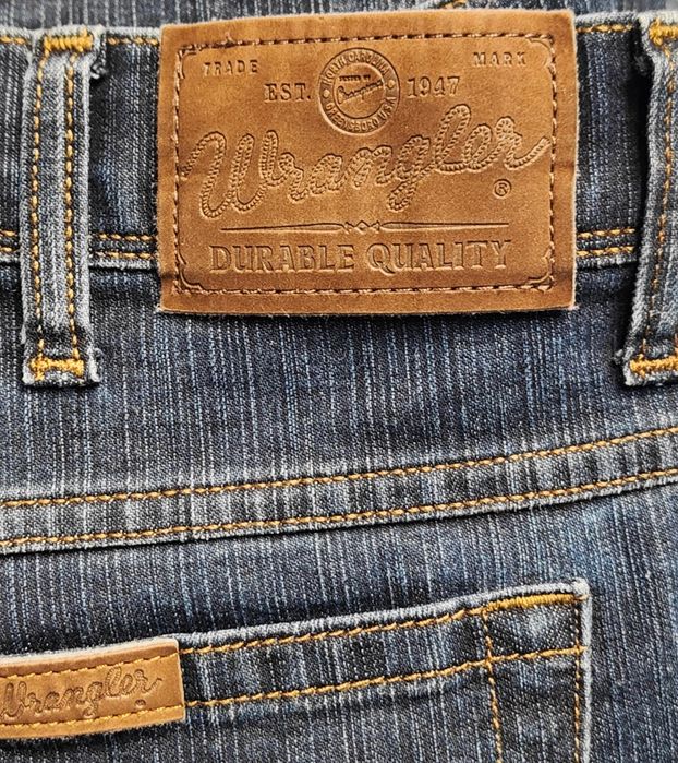 Wr)WRANGLER DURABLE oryginalne spodnie jeansowe Roz.38/30