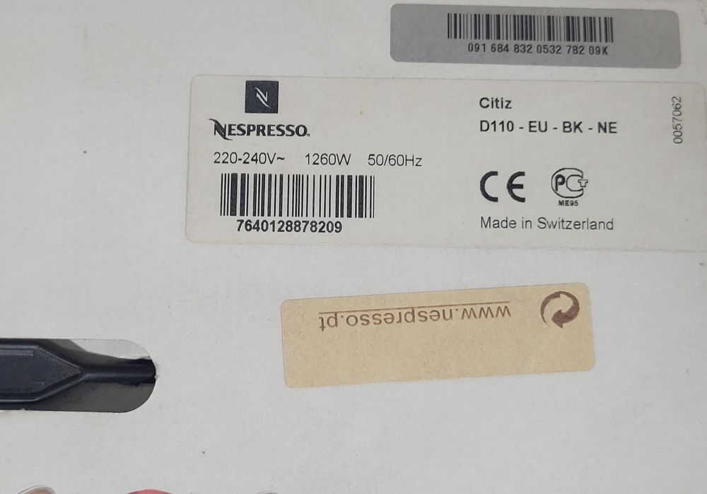 Máquina de café Nespresso-Cápsulas