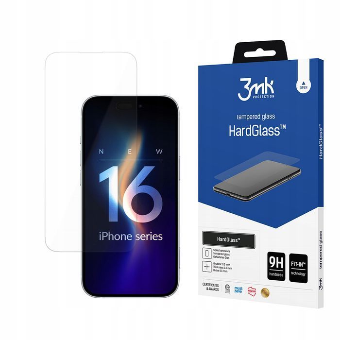 3Mk Szkło Hartowne Do Iphone 16 Pro Max Szybka Ochronna 9H