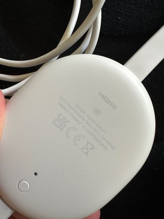 Google Chromecast com Google TV (HD) + Comando Original — Como Novo