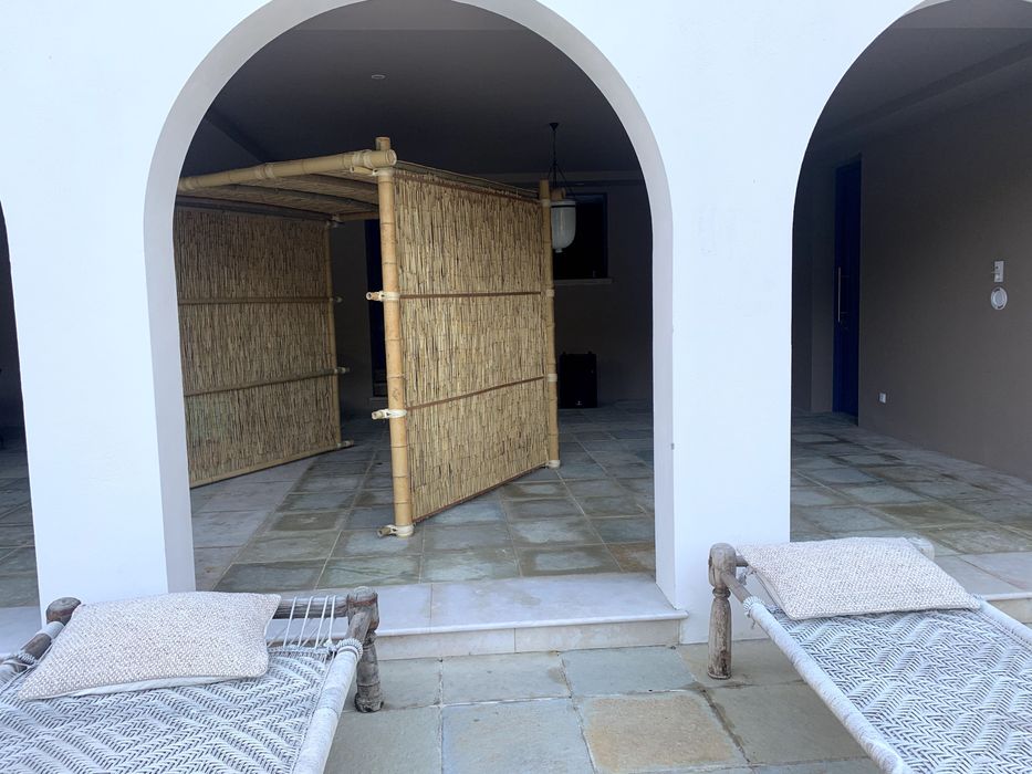 Paineis de bambu e cana - 3 peças - em conjunto de cabana ou por painel separado | 240x230cm