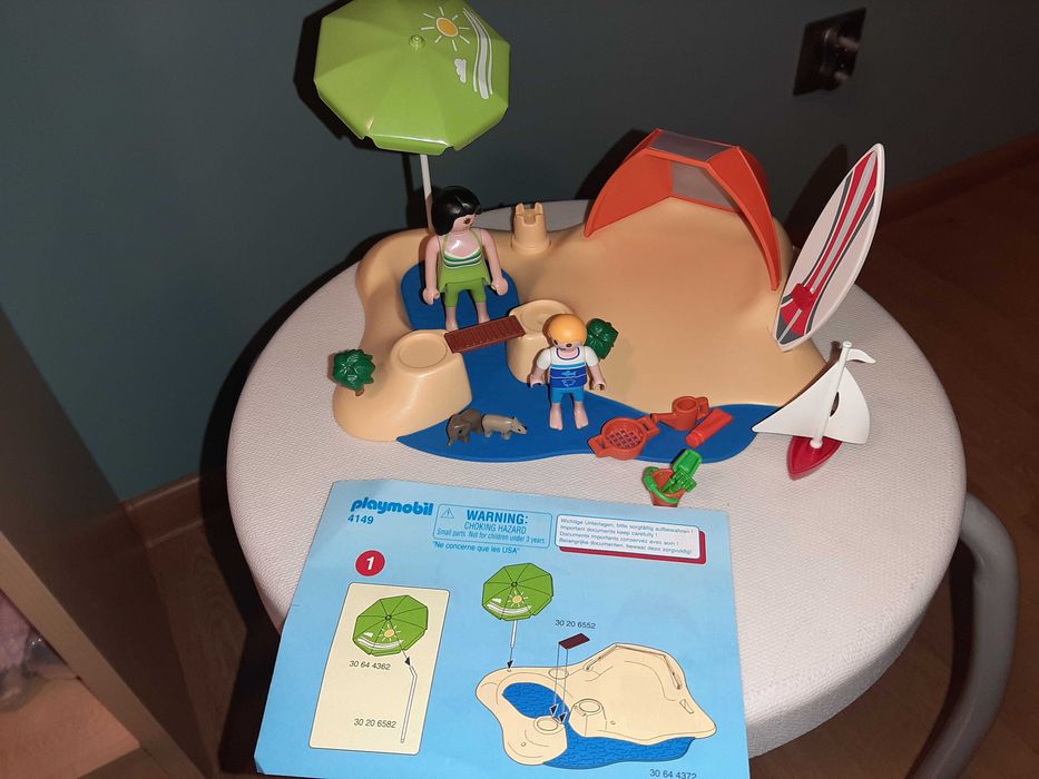 Zestaw playmobile zabawa na plaży