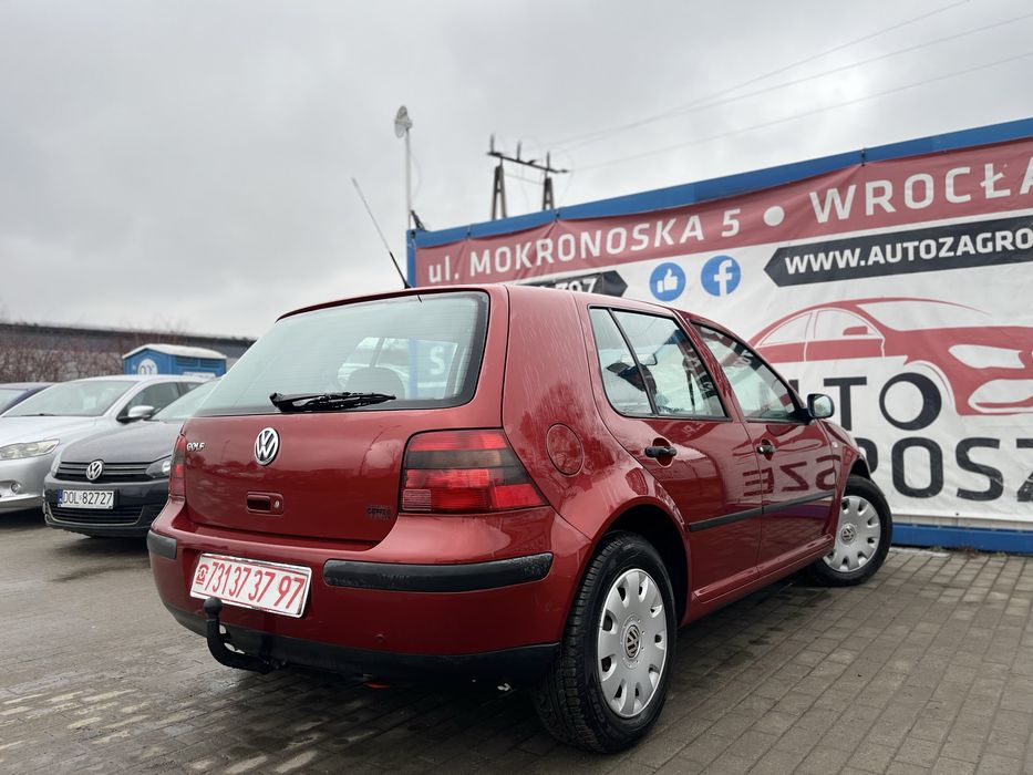 Volkswagen Golf 4 1.6 Benzyna//DL. Opłaty//HAK//5 drzwi//Zamiana