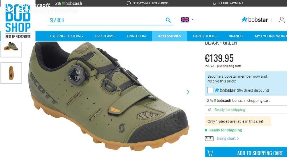 Sapatos SCOTT , Pedais Shimano PD-t400