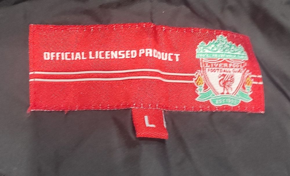 Nowa oryginalna kurtka wiatrówka Liverpool rozm. L (A9)