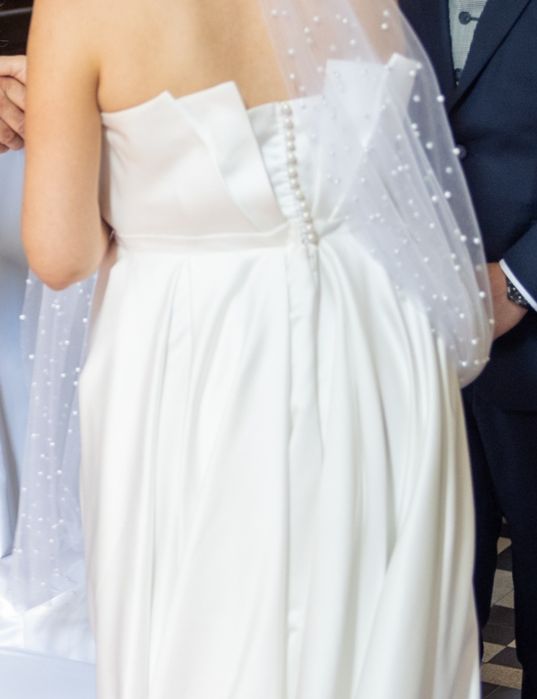 Suknia ślubna Avenue 36/38 (może być na brzuszek ciążowy)