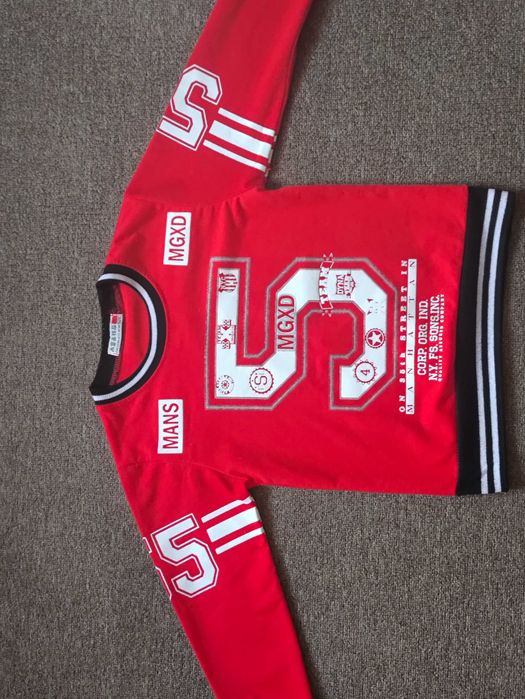 Яскравий спортивний джемпер, реглан, світшот на хлопчика р.126-122 см.