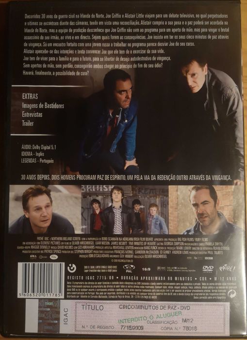 DVD "Cinco Minutos De Paz"