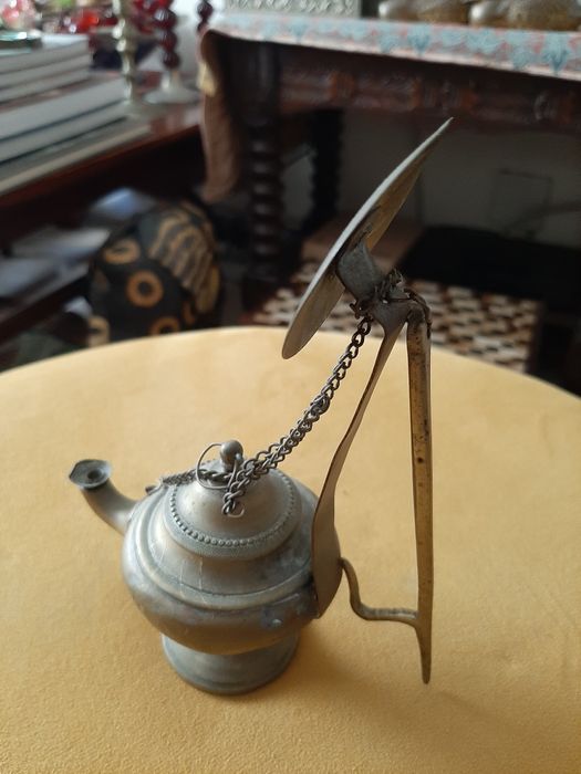 Lamparina/Candeia Vintage de Latão