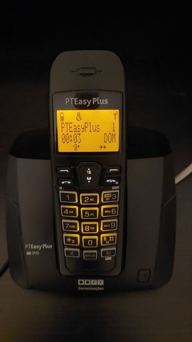 Telefone fixo com alta voz