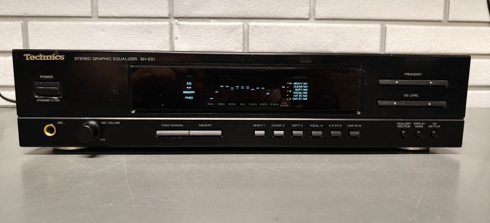 Korektor Equalizer procesor TECHNICS SH-E51.  Japan