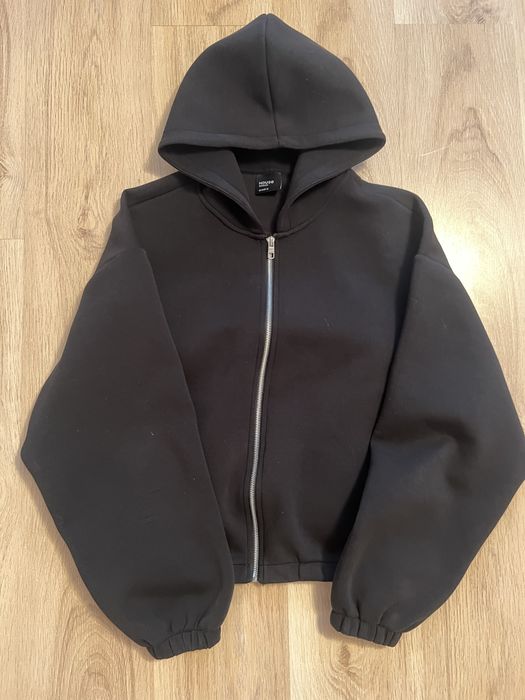 oversize crop zip hoodie/ кропнутая зипка / y2k opim drill