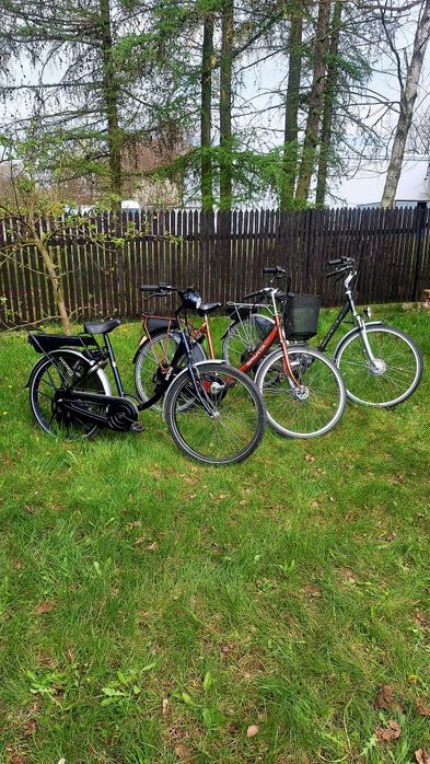 Rower z silnikiem spalinowym