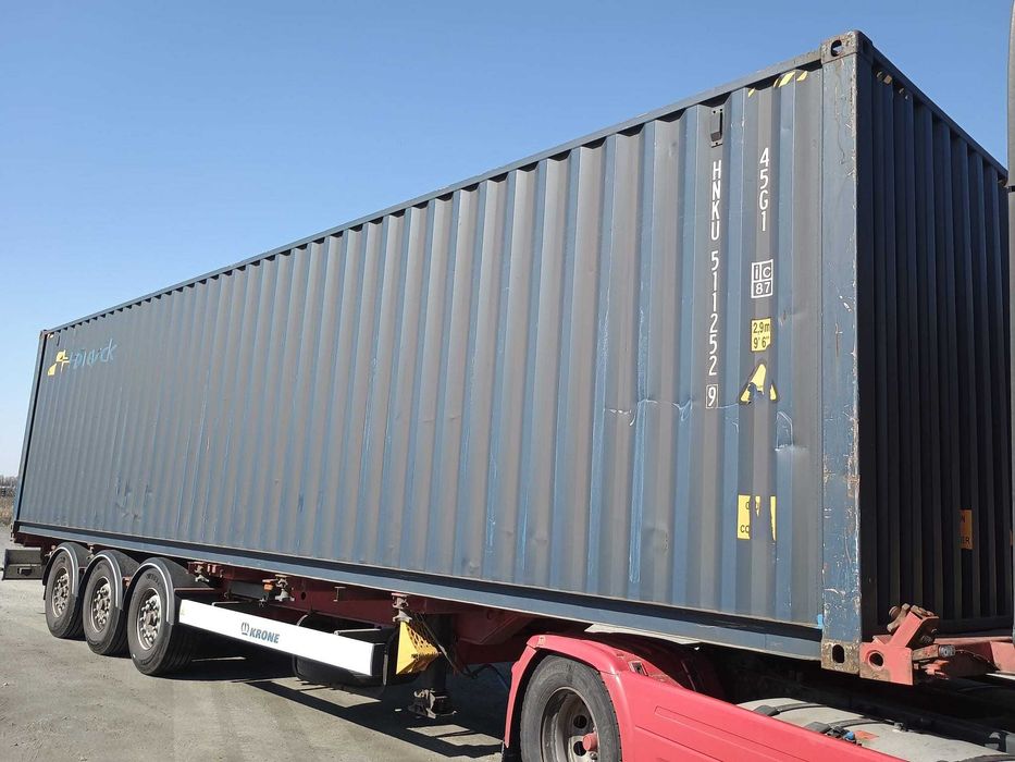 Kontener morski 40 HC, używany, magazynowy, 12metrów! Podwyższany