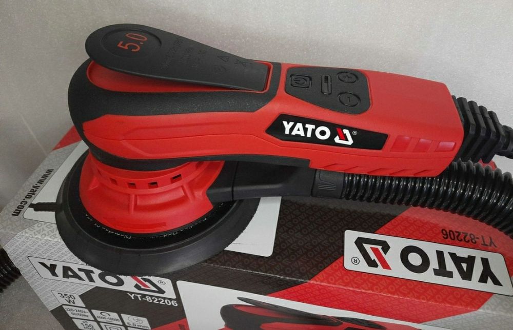Ексцентрикова шліфувальна машинка YATO YT-82206 полірувальна машина