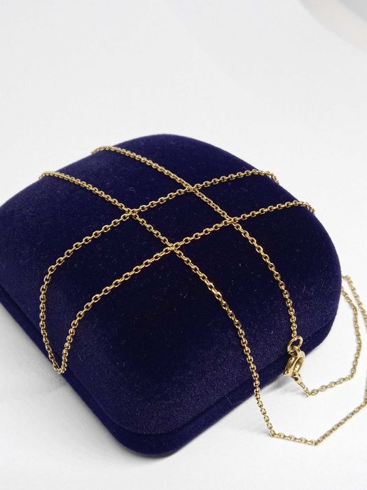 Lombardowski. Złoty łańcuszek pr.585 2,02g 55,6cm BDB stan Ankier