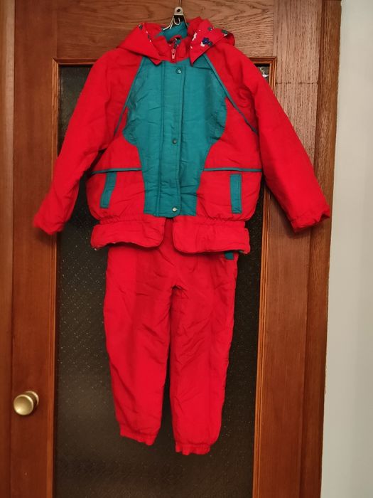 Комбинезон зимний, детский, 6 - 8 лет.