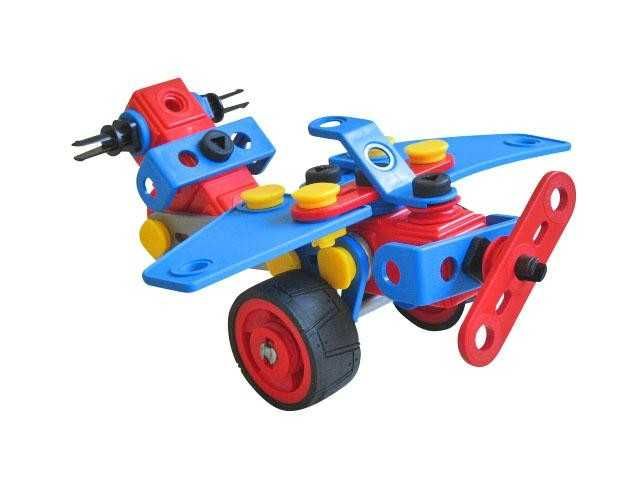 Konstrukcyjne klocki skręcanki ToolBoxAdvanced 70el 6 mod 5+ Meccano
