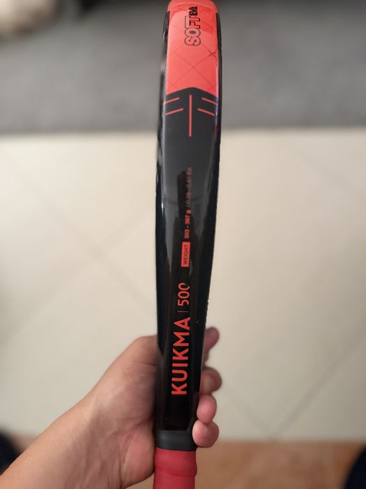 Raquete de Padel Kuikma PR 500 (Vermelho / Preto) — Excelente Estado