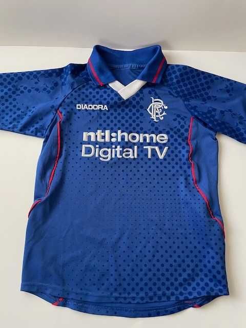 Koszulka piłkarska Glasgow Rangers retro Diadora M młodzieżowe
